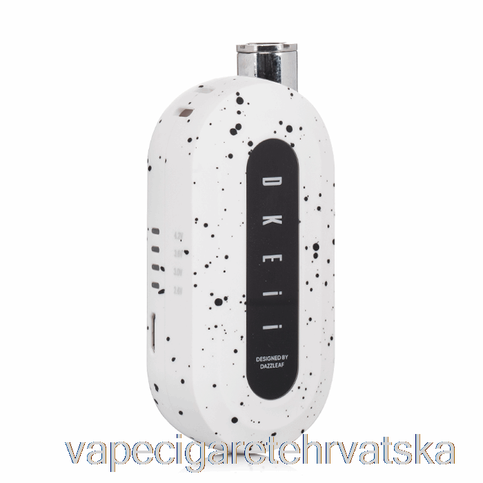 Vape Cigarete Dazzleaf Dkeii 510 Baterija Bijelo Crno Prskanje